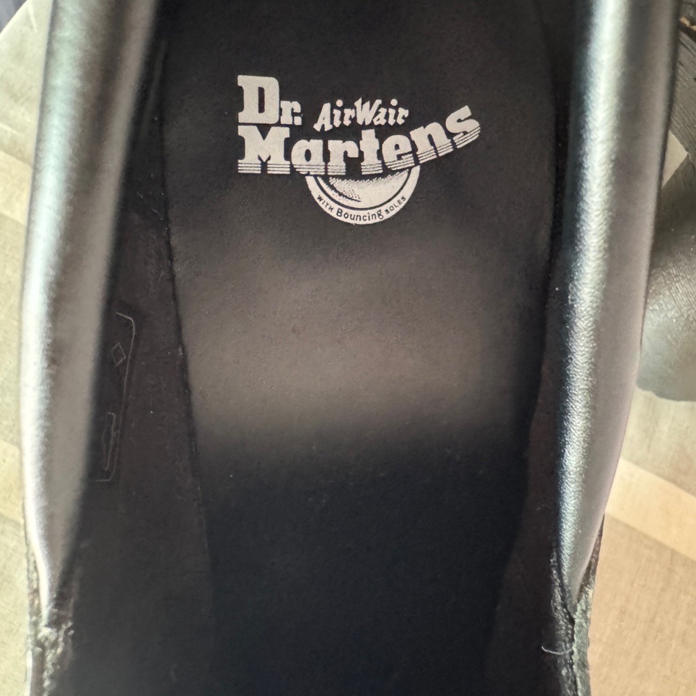 Dr. Martens Black Platform 4-hole Lace-Up Shoes - Picture 6 of 11